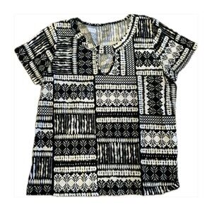 💕 Women’s Rafaella short sleeve top in petite medium